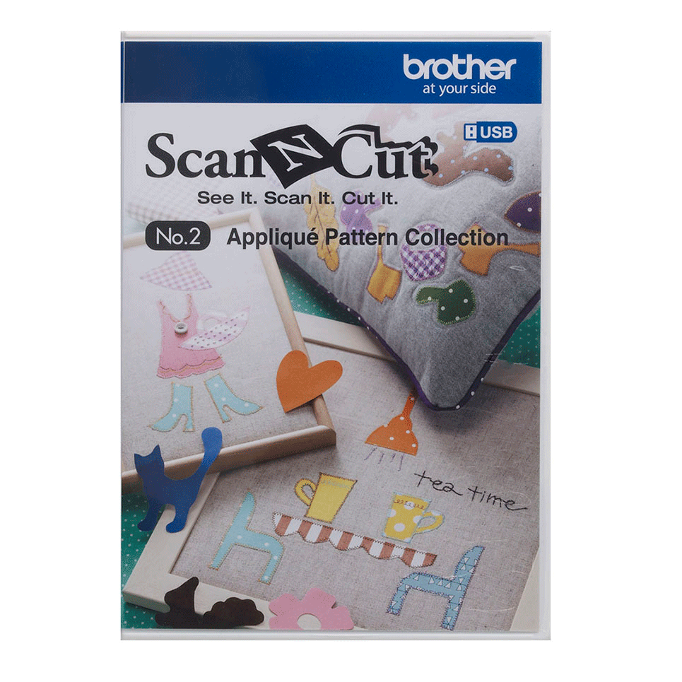 Collection de motifs d’appliqué CAUSB2 pour ScanNCut