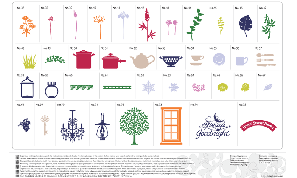 ScanNCut Mustersammlung Heimdecor CAUSB3 3