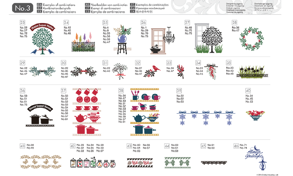 ScanNCut Mustersammlung Heimdecor CAUSB3 5