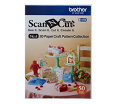 Collection de patrons artisanaux en papier 3D CAUSB4 pour ScanNCut