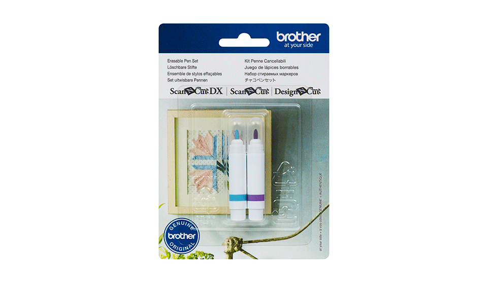 Stylos bleu et violet effaçables à l’eau et à l’air pour ScanNCut