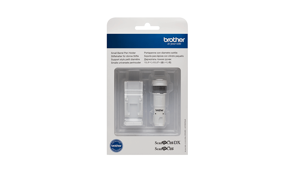 small barrel pen holder in packaging on white background