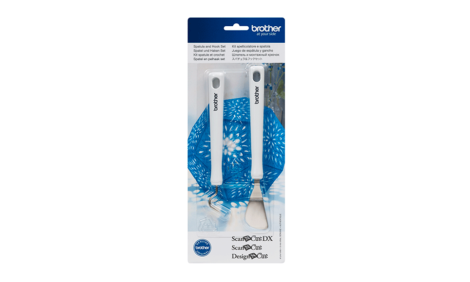Spatule et crochet en métal CASPHK1 avec poignée blanche pour ScanNCut