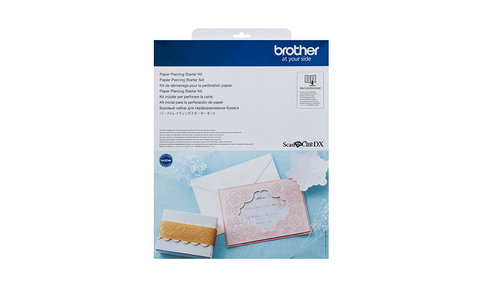 Perforations Startset verpackung auf weißem Hintergrund