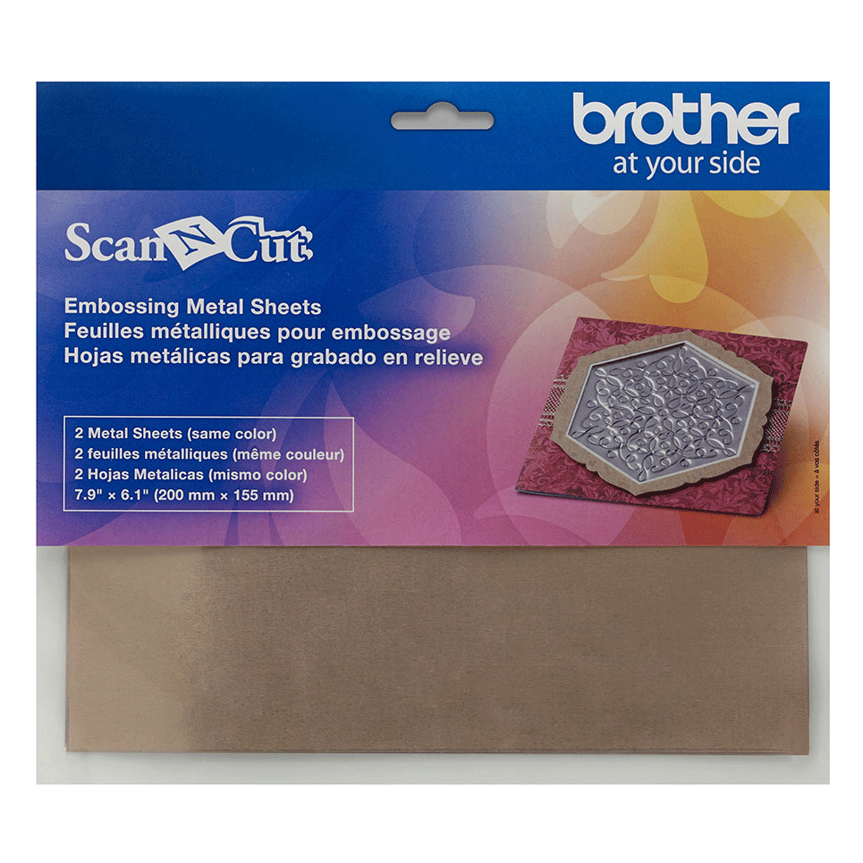 Feuilles pour l’embossage (bronze) CAEBSBMS1 pour ScanNCut