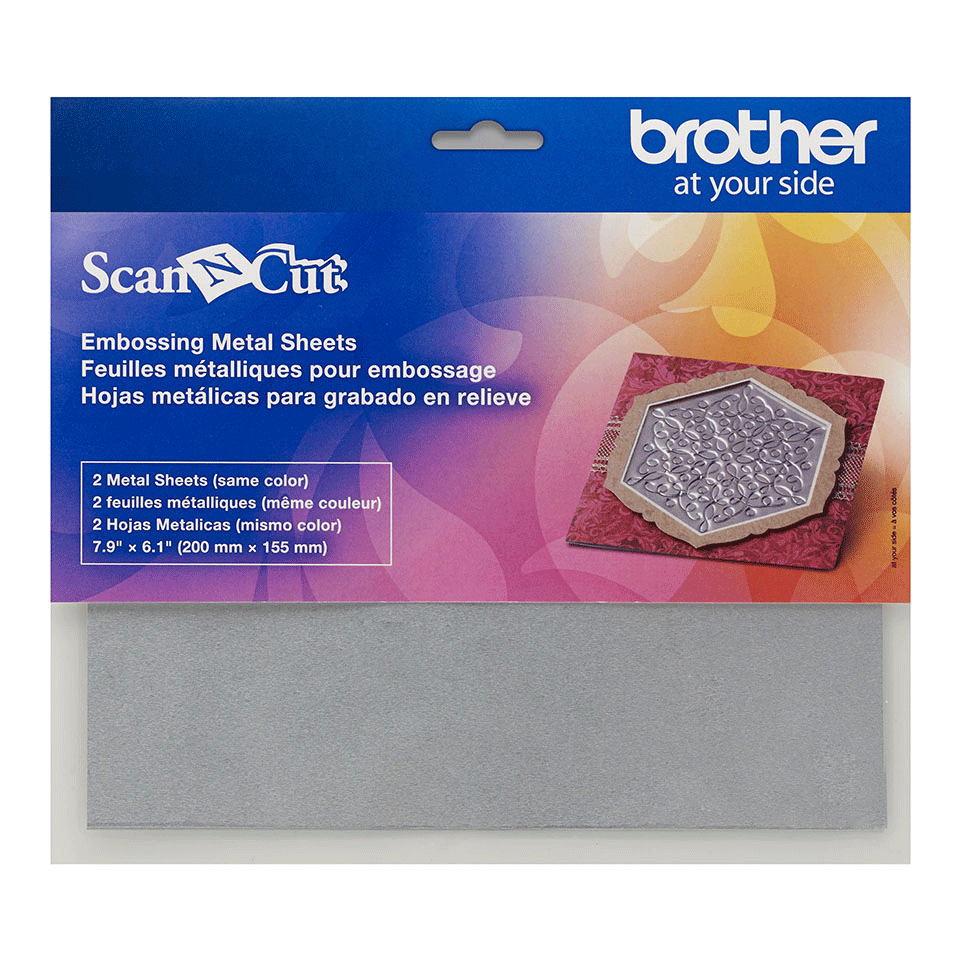 CAEBSSMS1 Fogli metallici per embossing ScanNCut