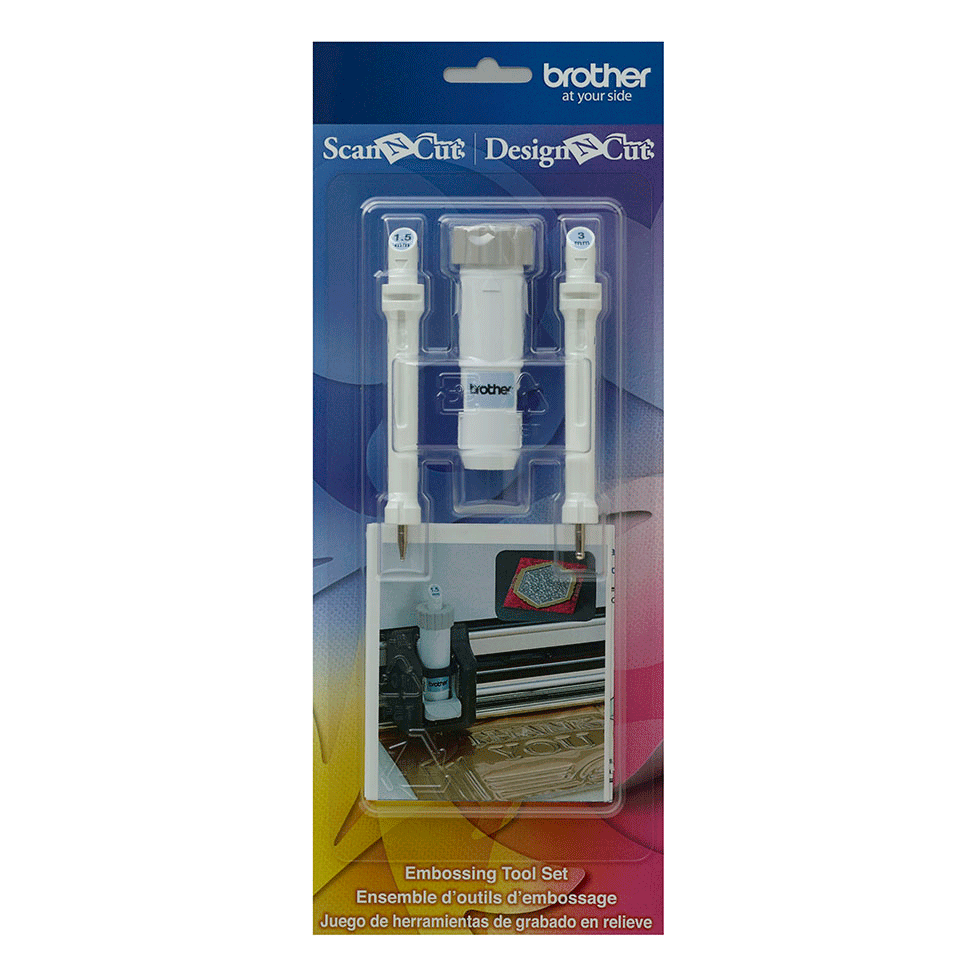 CAEBSTLS1 Set per embossing con supporto punte bianco ScanNCut