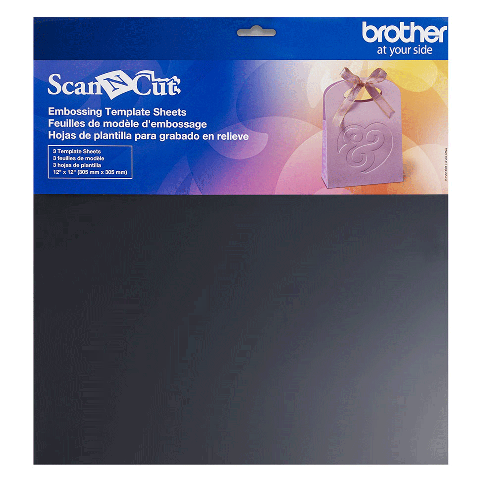 Feuilles noires pour l’embossage en acrylique pour ScanNCut