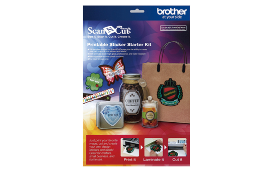 ScanNCut Starterkit für bedruckbare Aufkleber CAPSKIT1