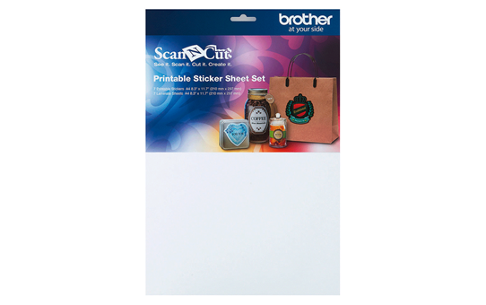 ScanNCut Set mit bedruckbaren Aufkleberbogen CAPSS1