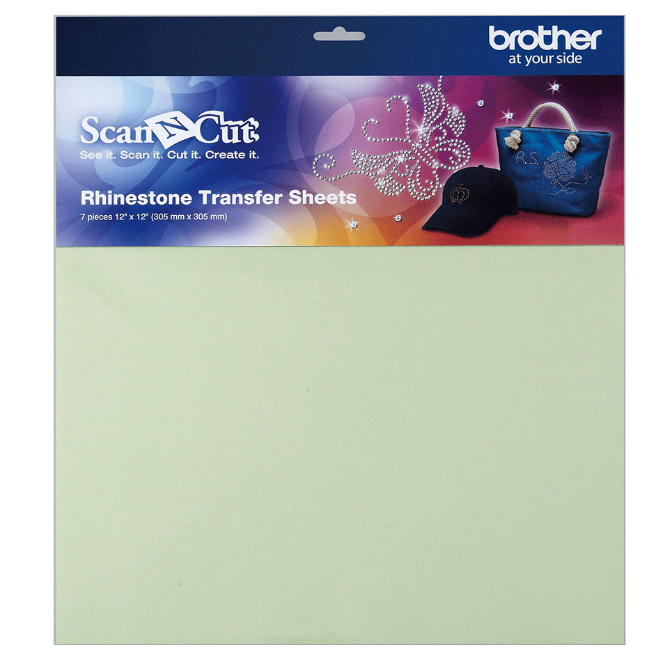 Feuilles de transfert vertes CARSTS1 pour kit de strass ScanNCut