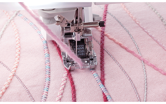 Лапка для верхнего транспортера для шитья толстой нитью  F074 2