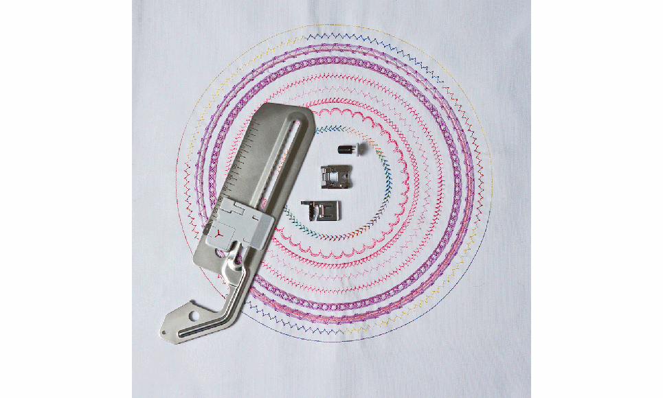 Guide pour couture circulaire Brother CIRC1