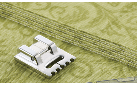 Fijne plisseervoet 7 mm F069 (5 geleiders)