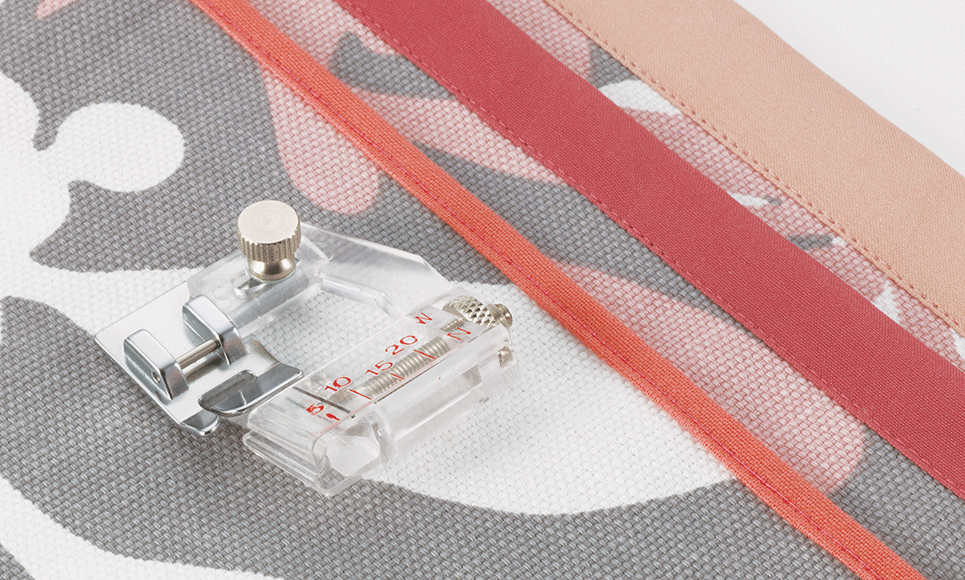 Pied pose biais (border) réglable Brother F071