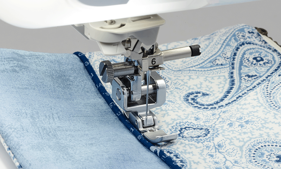 Pied réglable pour fermeture à glissière pour machine à coudre à fixation haute F091 2