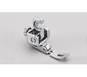 Adjustable zipper/piping foot for high shank F091