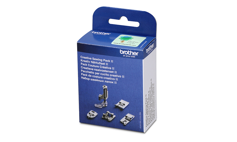 Pieds pour quilt, zip invisible, ourlet étroit, passepoil et tressage