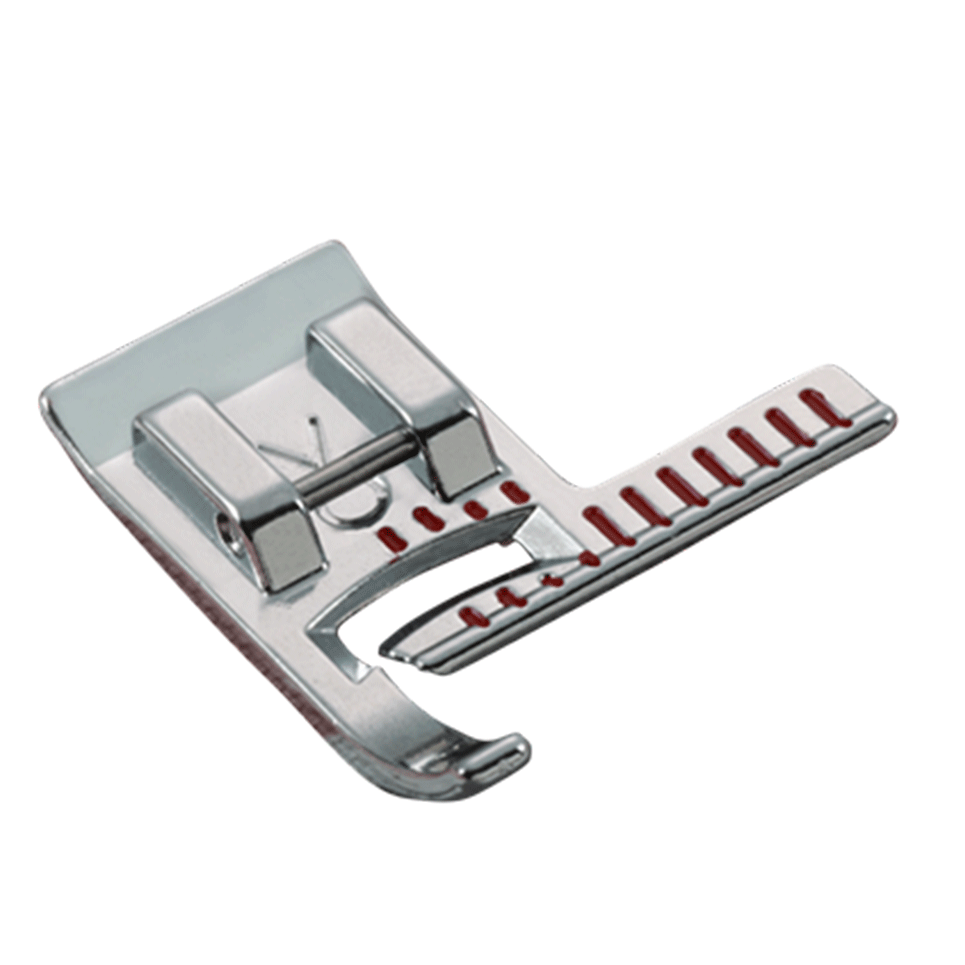 Piedino allineamento cucitura dritta F063