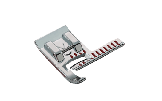 Piedino per allineamento cucitura dritta F063