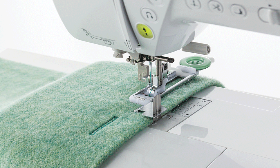 Pied boutonnière A2 avec plaque stabilisatrice en métal F084*