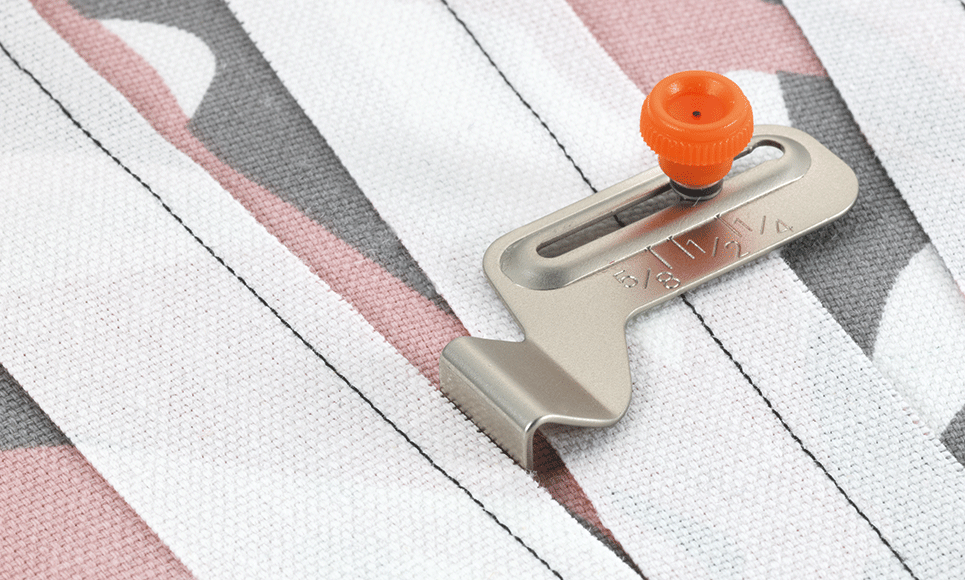 Guide de piquage en métal SG1 avec bouton de guidage orange