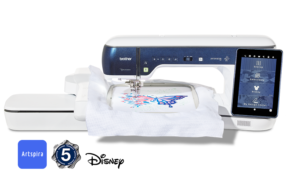 Aveneer EV1 Näh-, Quilt- und Stickmaschine 