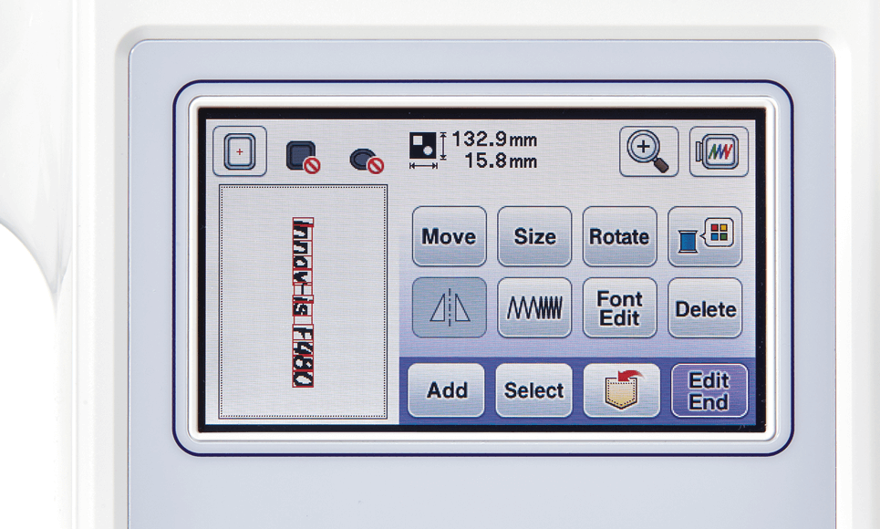 Innov-is F480 швейно-вышивальная машина 7