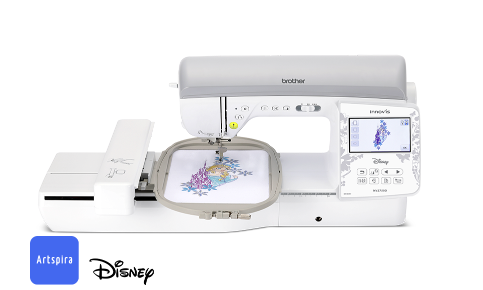 Brother NV2750D combination machine on white background