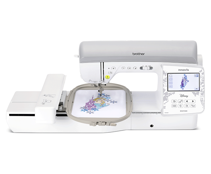 Brother NV2750D combination machine on white background