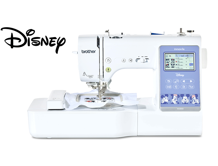 Machine à coudre / broderie Brother Innov-is M380D sur fond blanc