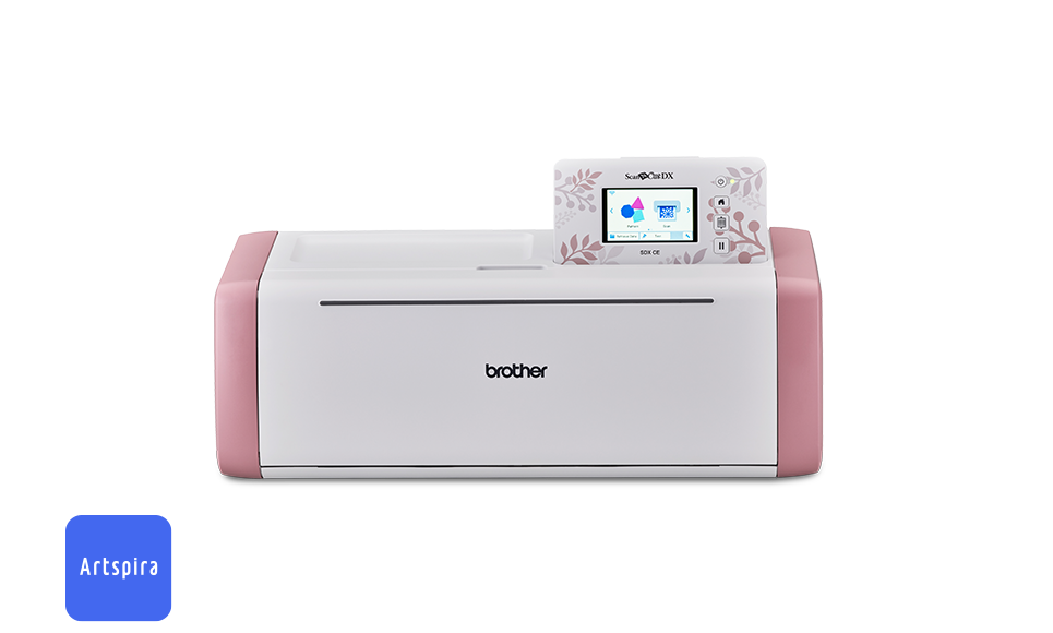 Tagliatrice bianca e rosa ScanNCut SDX CE