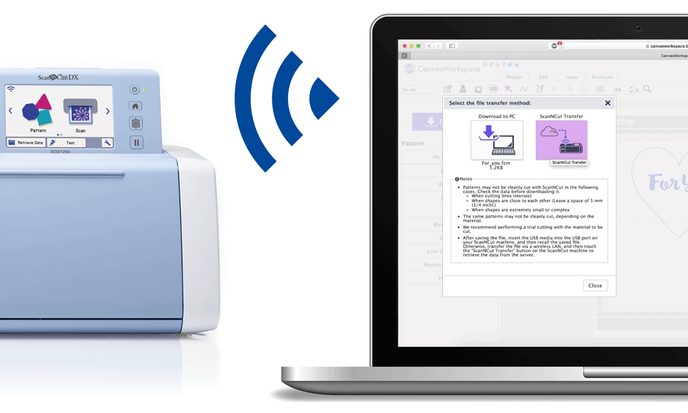 ScanNCut SDX1000 snijmachine voor thuis- en hobbygebruik 5