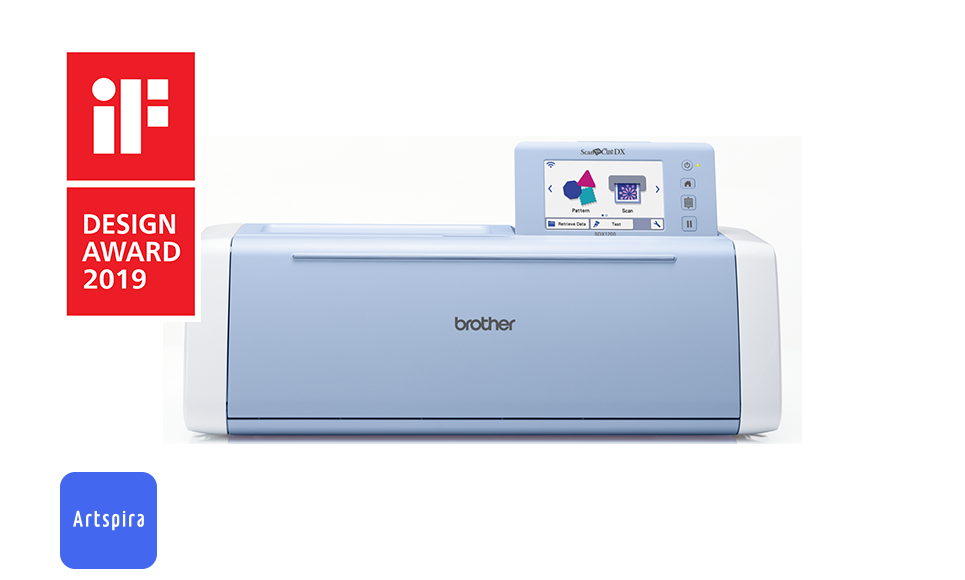 Machine de découpe DX ScanNCut SDX1200 avec capot fermé