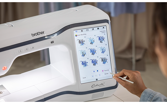 Celeste Innov-is CX1e embroidery machine 3