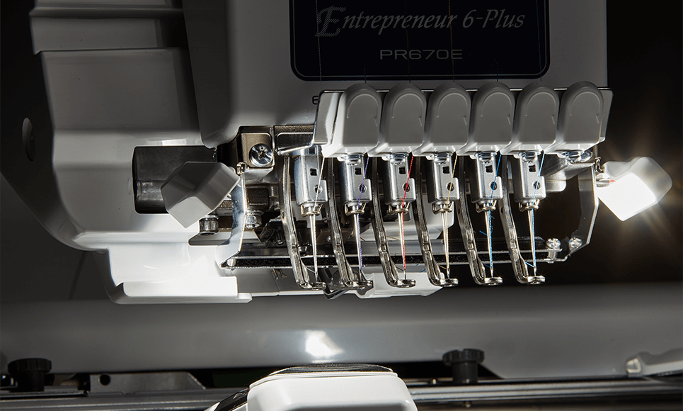 PR670E профессиональная вышивальная машина 6