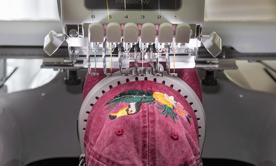 PR680W 6-Needle embroidery machine 6
