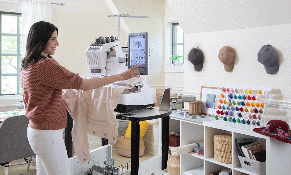 PR680W 6-Needle embroidery machine 10