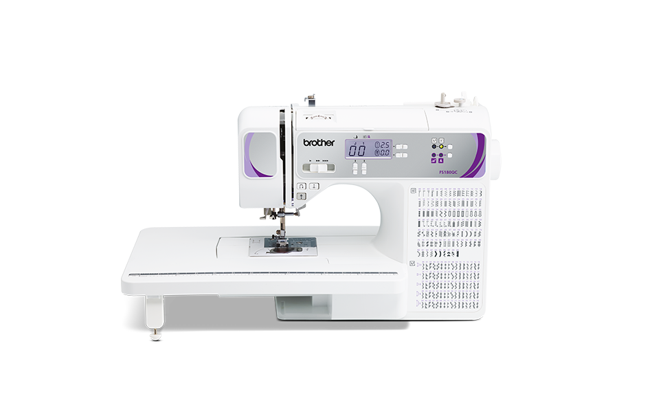 Brother FS180QC Sewing machine front shot on white background