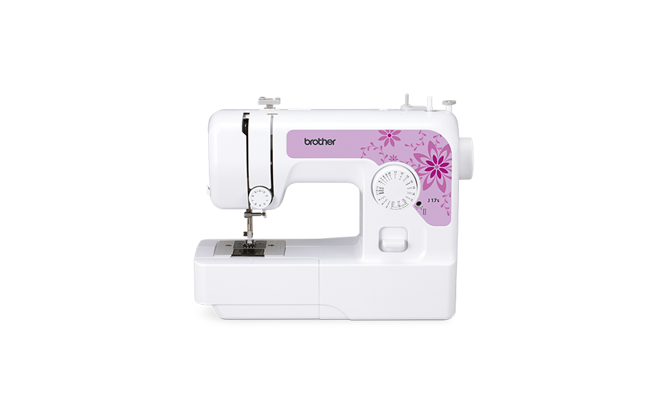 Brother J17S mechanical sewing machine for beginners front 