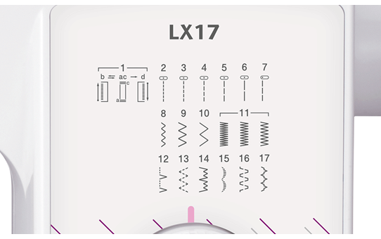 LX17 sewing machine 3
