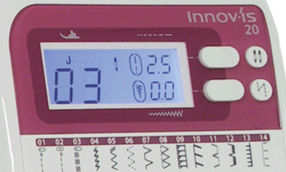 Innov-is 20 LE  компьютеризованная швейная машина  4