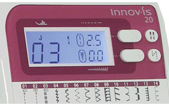 Innov-is 20 LE  компьютеризованная швейная машина  4