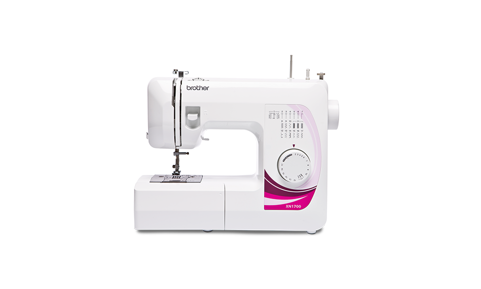 Vue de face de la Brother XN1700 pour couturiers débutants